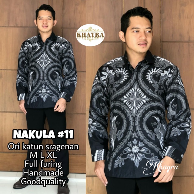 Kemeja Batik Lengan Panjang Nakula