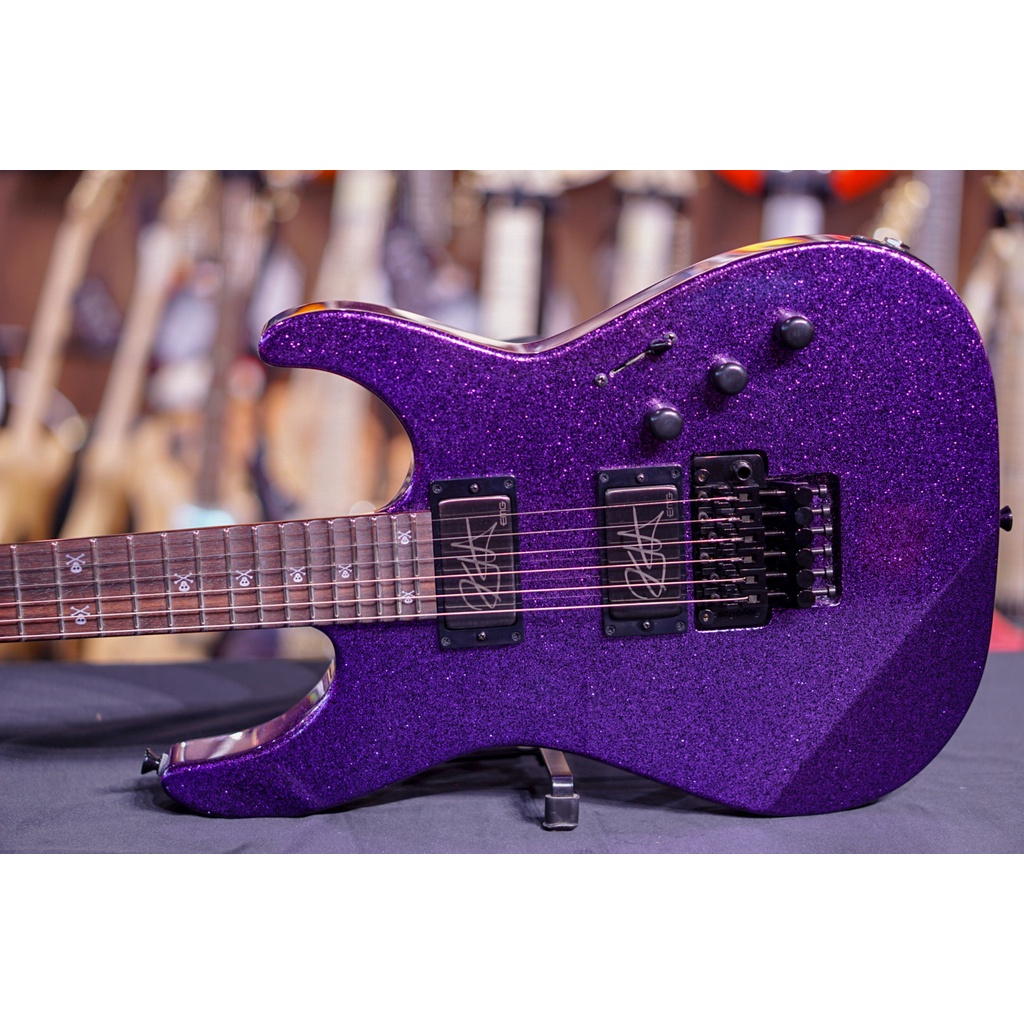 ESP kirk hammett purple sparkle