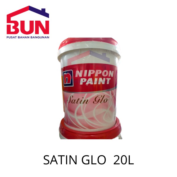 NIPPON PAINT SATIN GLO  snow white 20L