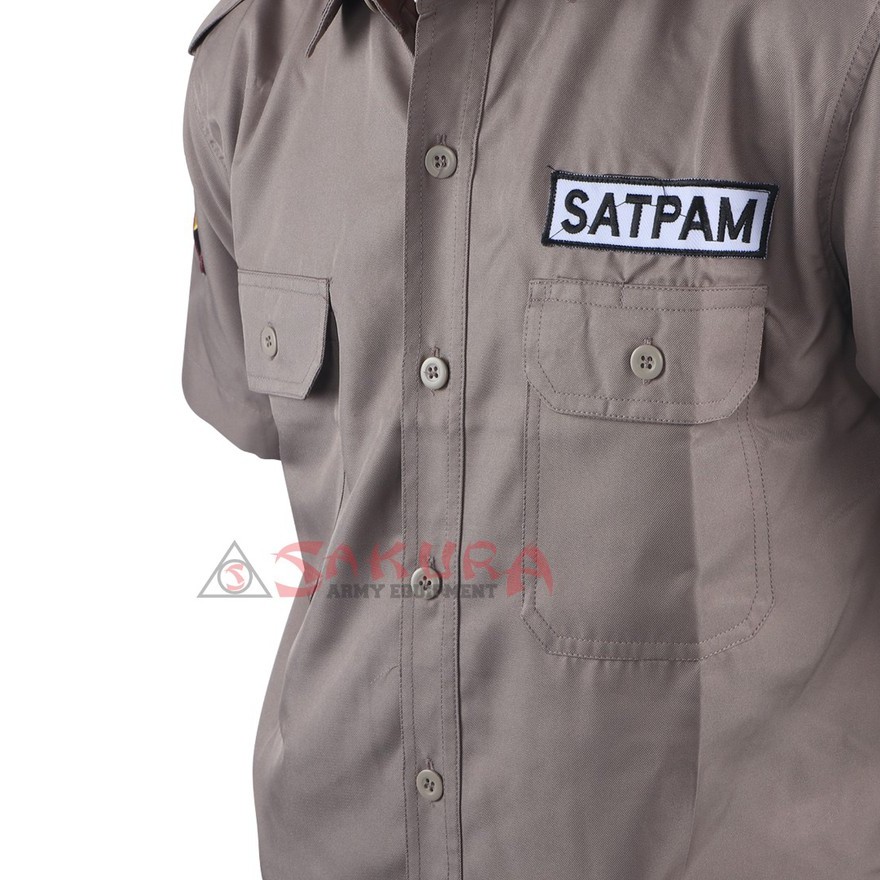 Setelan Seragam PDH Satpam Coklat Baju PDP Satpam
