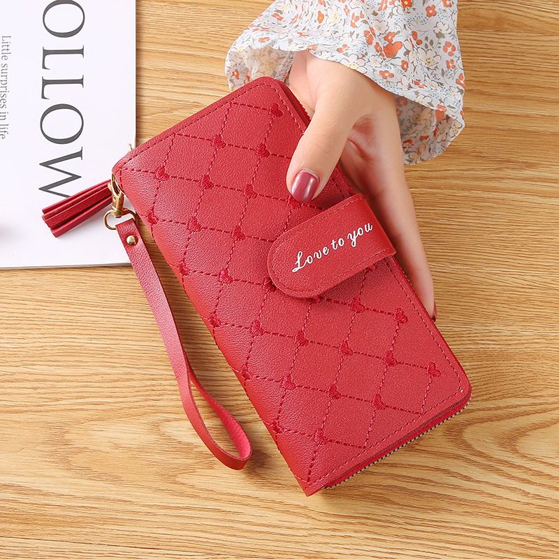 EV D 865-5 dompet panjang wanita Korea style import real pict