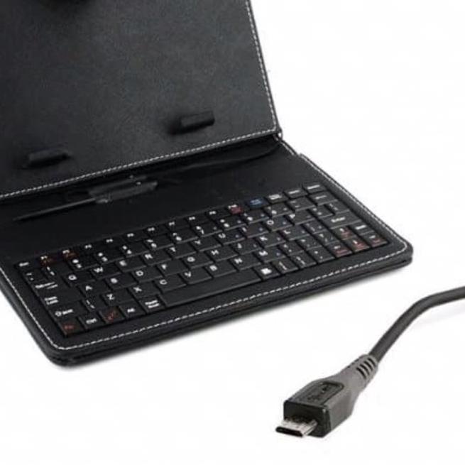 ☇ Keyboard case tablet 10” / Sarung tablet 10inch / Case keyboard tablet universal ★