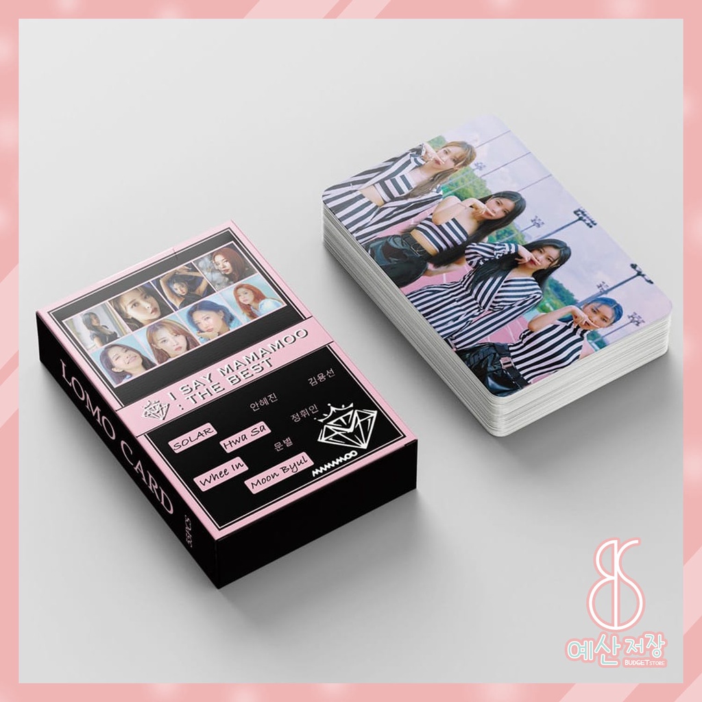 [BS] BISA COD 54pcs Photo Card Mamamoo Travel KPOP Kartu Foto Lomo Card - KP0787