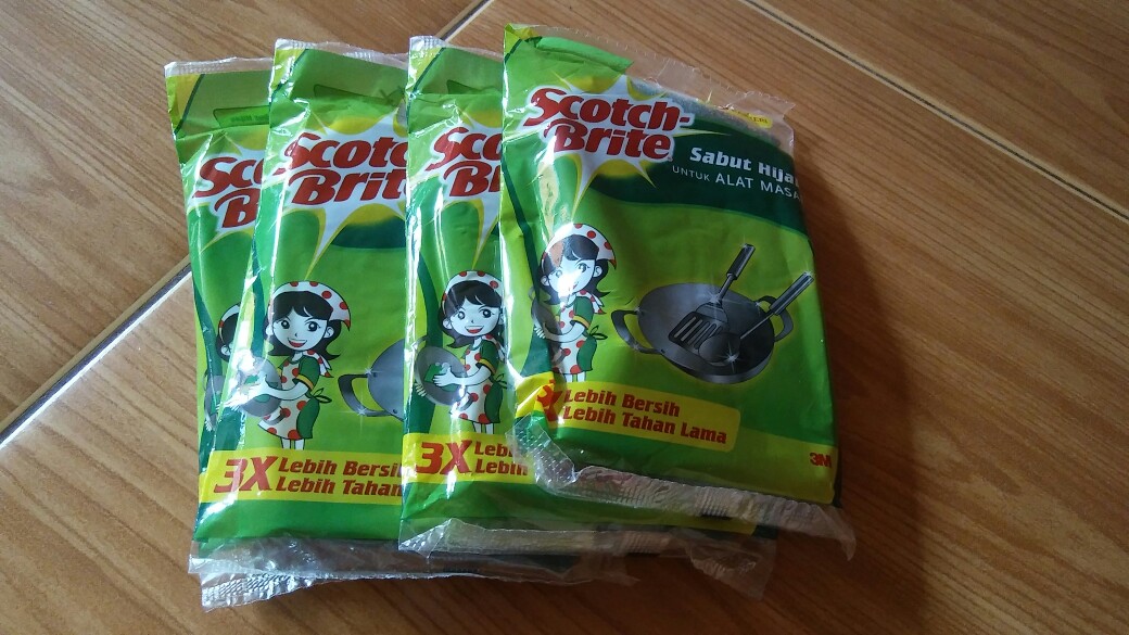 3m Scotch Brite Sabut Cuci Piring Sabut Hijau Id 10