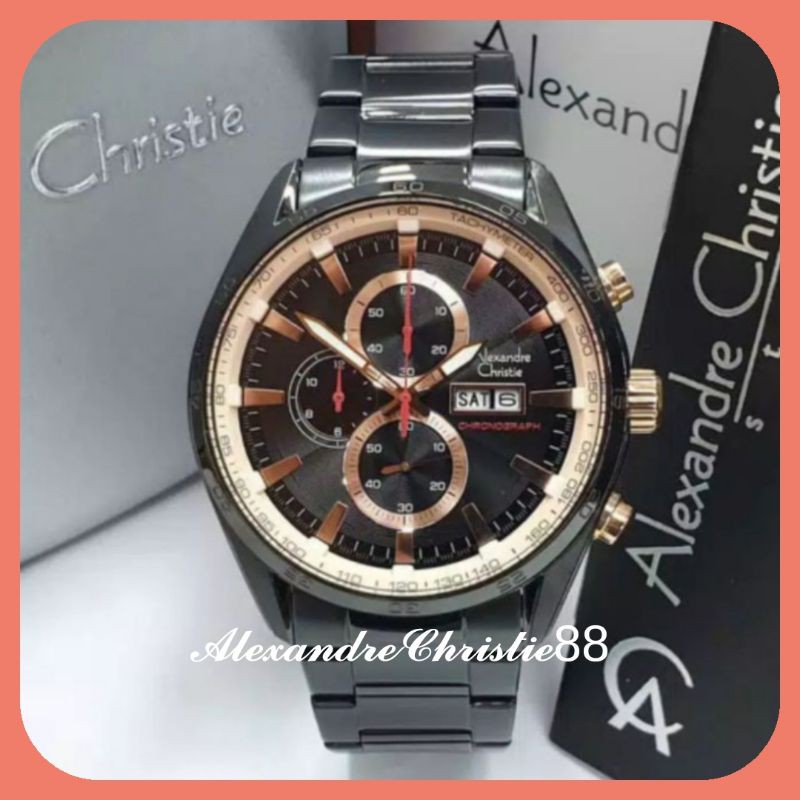 Jam Tangan Pria Alexandre Christie 6495 AC6495 AC 6495 MC | Original