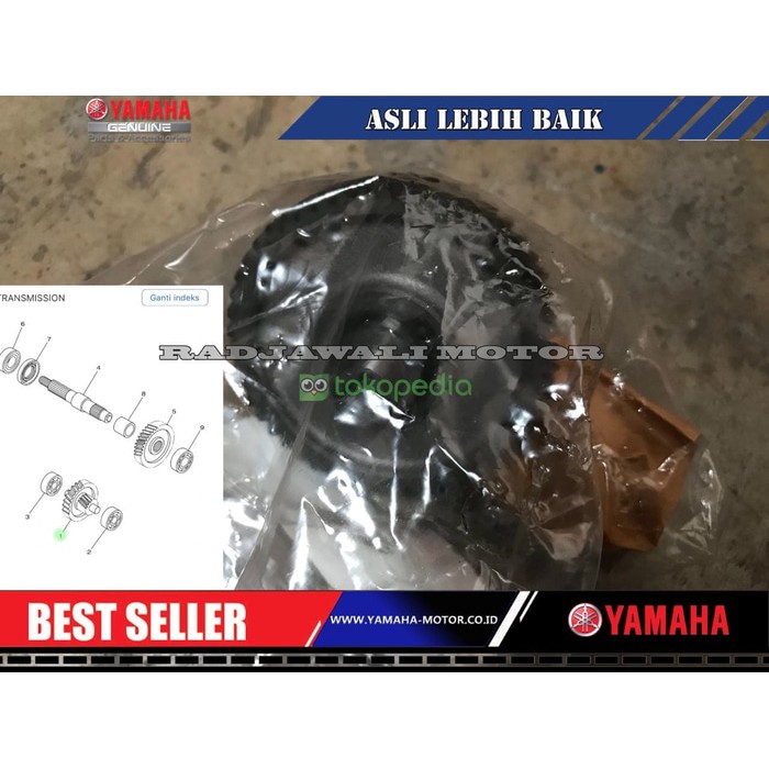 AS GEAR TRANSMISI CVT GARDAN MIO J, MIO GT, SOUL GT ASLI YAMAHA fix