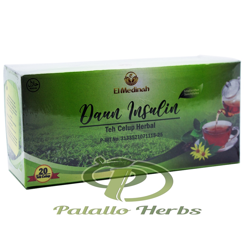 Teh Celup Herbal Daun Insulin El Medinah | Teh Celup Herbal DIABETES