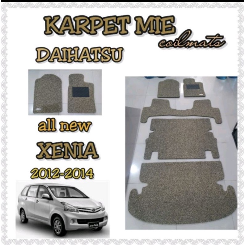 karpet mie bihun all new avanza / all new xenia 2012 - 2014