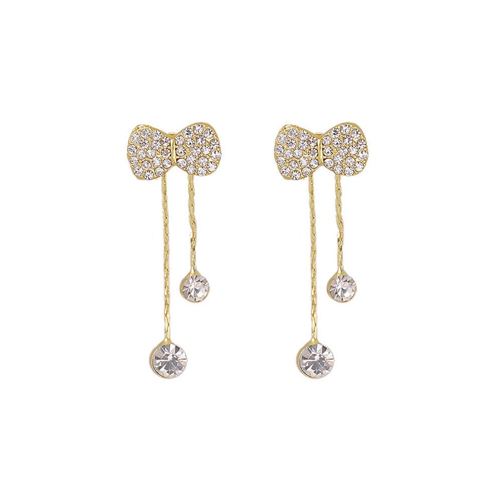 Anting Wanita Gaya Manis, Anting-Anting Simpul Kupu-kupu Bintang Dua Strip-2