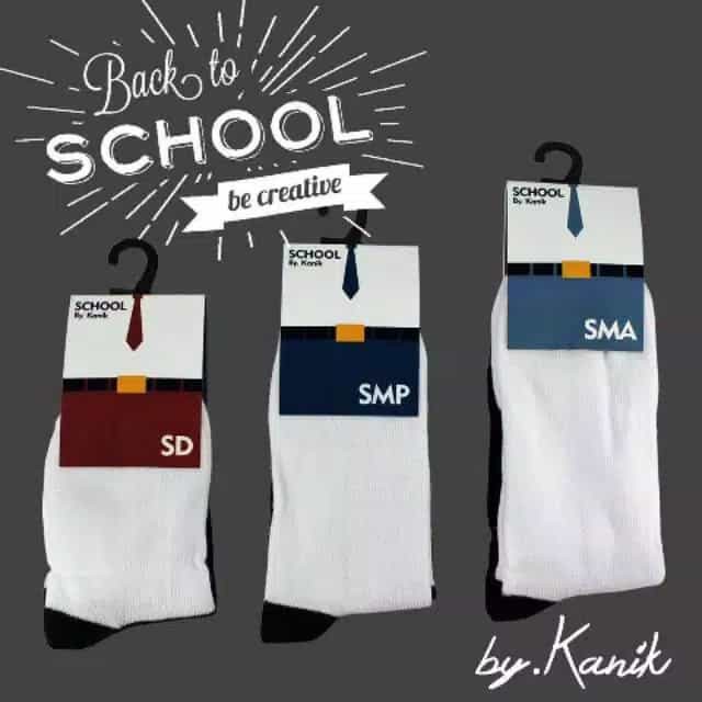 Kaos Kaki Sekolah Kanik SD SMP SMA Back To School