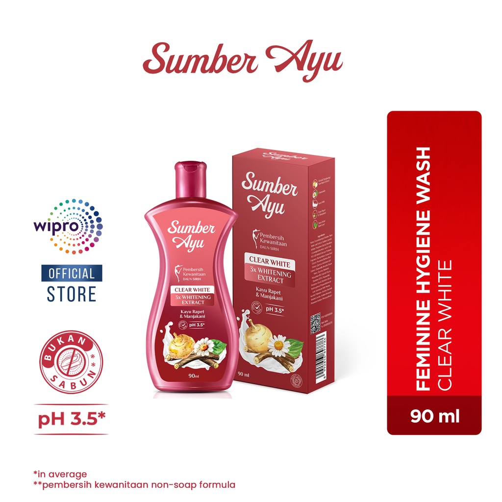 Jual Sumber Ayu Feminine Wash Clear White 90Ml Pembersih Kewanitaan