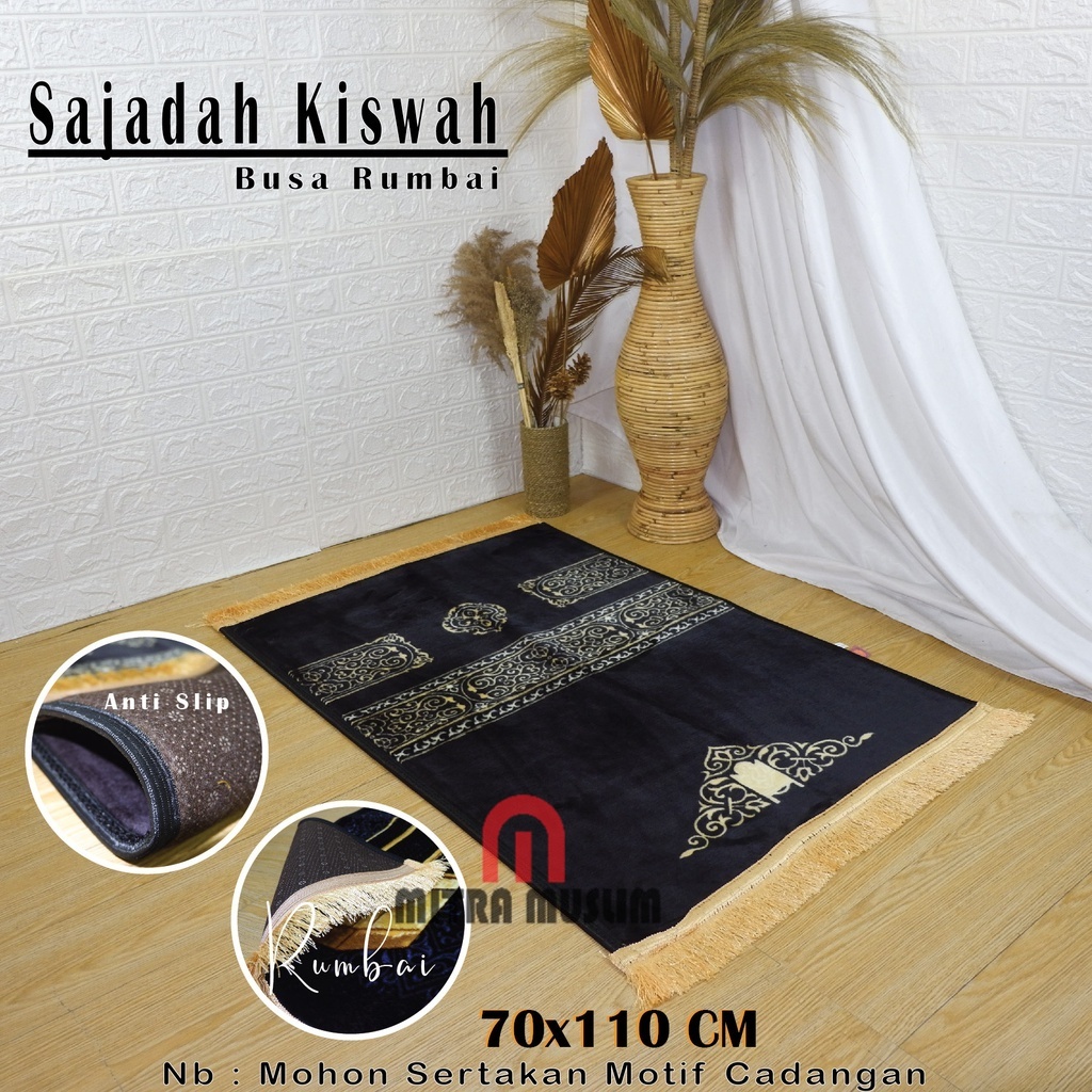 SAJADAH TURKI BULU UK 75 X 120 CM ANTI SLIP