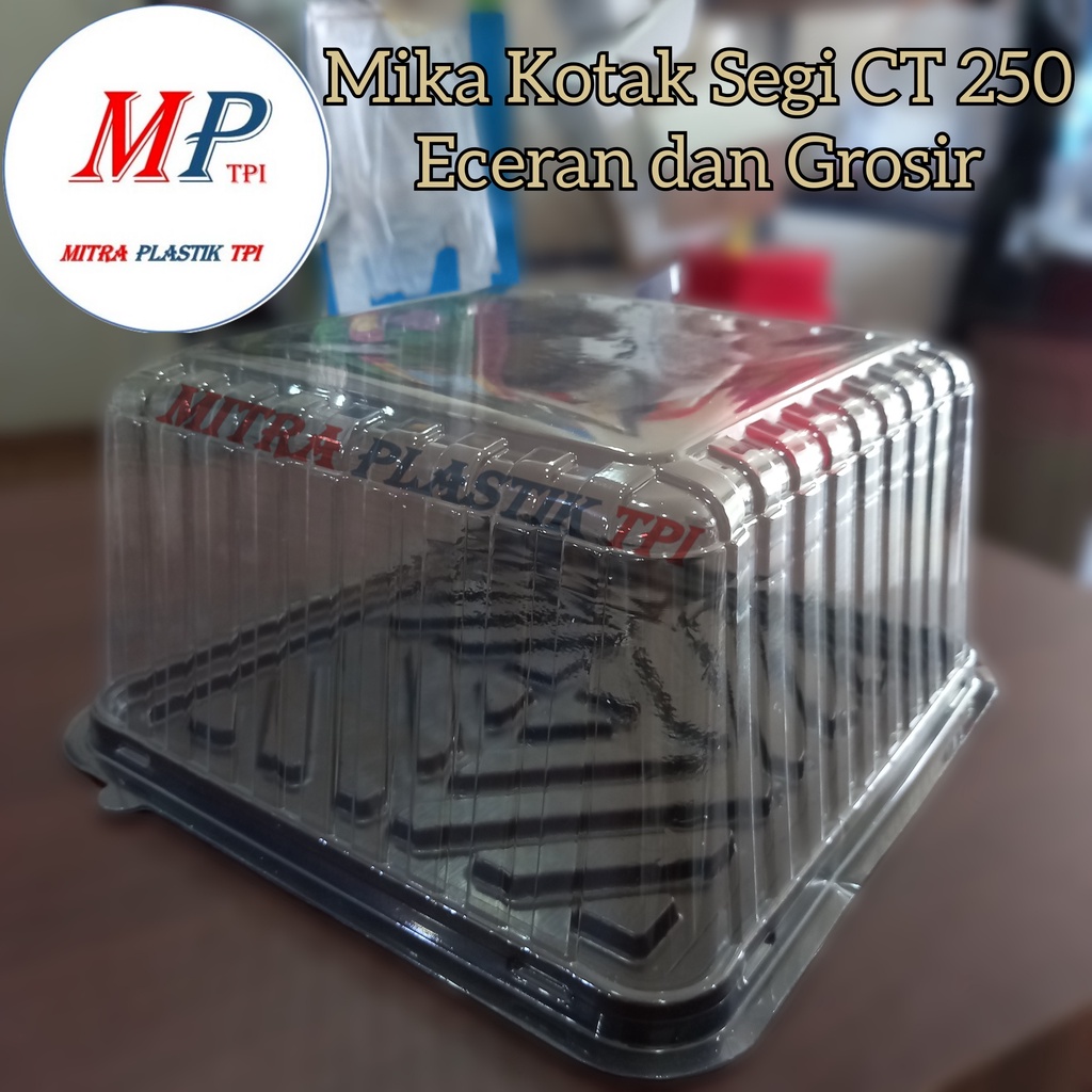 Mika CT 250 Kotak / Mika Kue Tart / Mika Kotak Tinggi