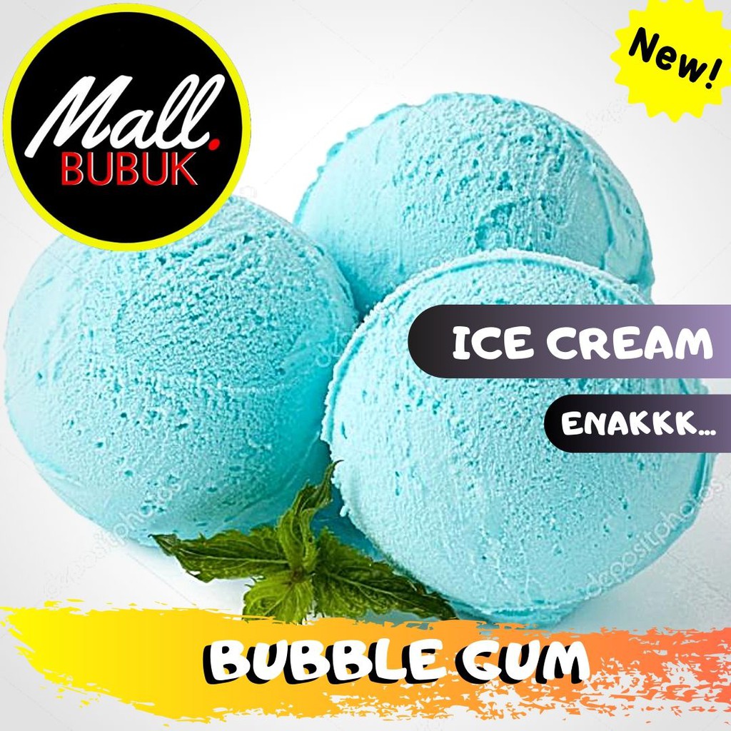 

HARD ICE CREAM rasa Bubble Gum 1Kg - Bubuk ICE CREAM rasa Bubble Gum 1Kg