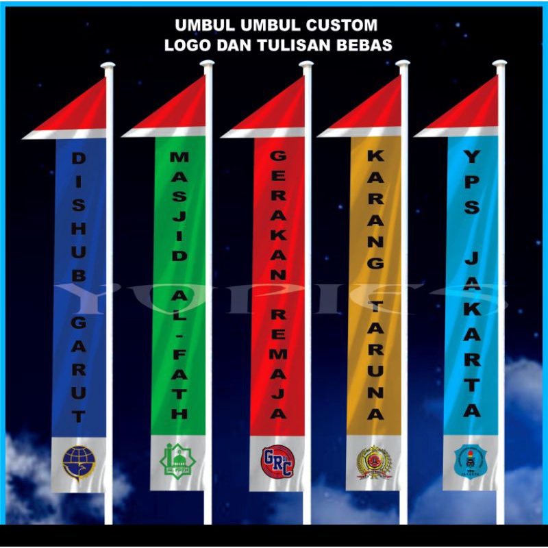 

Umbul umbul request sablon logo