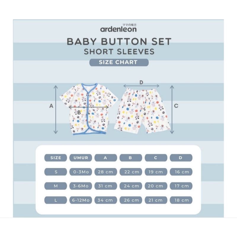 Ardenleon Baby Button Set Print