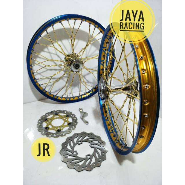 Velg DFT thailand tromol becak baja ninja r - ninja re sepaket lengkap plus stel velg bisa reguest