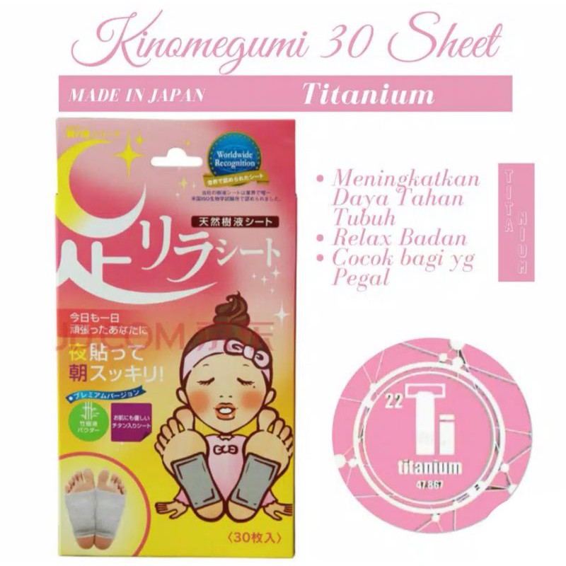 kinomegumi Detox Foot Patch Tempelan Kaki