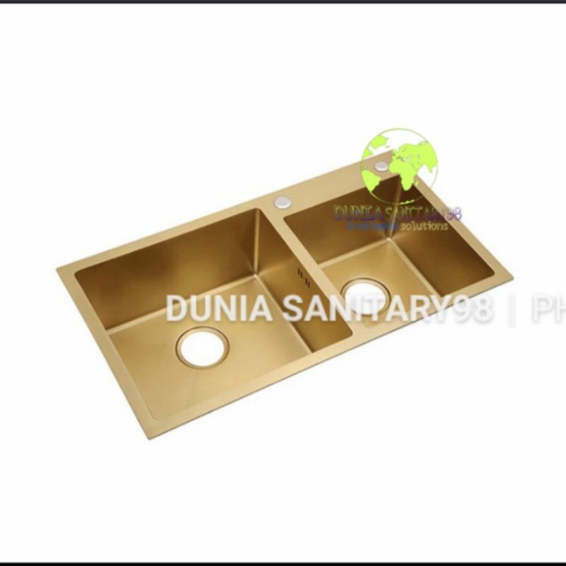 Bak Cuci piring 8245 GOLD Kitchen sink Stainless SUS 304