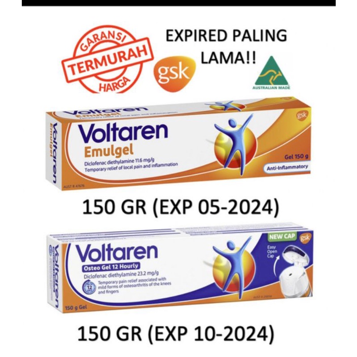 Jual Voltaren Emulgel 150 Gr Original | Shopee Indonesia