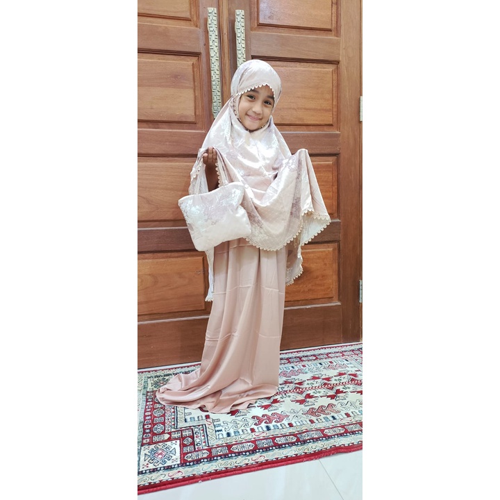 Mukena Armani Silk Anak Terbaru