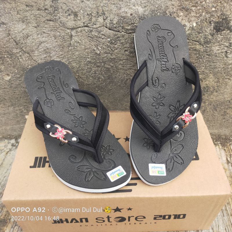 sandal japit // sandal rumahan // sandal flat