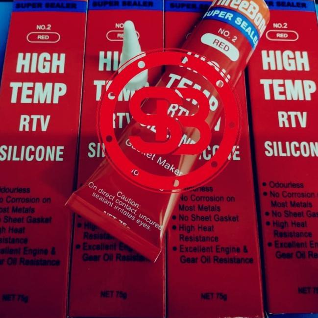 

Promo - Lem Threebond SUPER SEALER No.2 HIGH Temp RTV Silicone Red Merah 75gr / 75 GR ホ