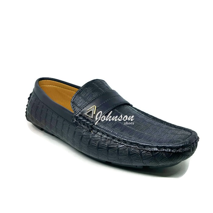 Sepatu Loafers Kulit Pria KYNZARA - ST 12 - 03 Hitam 100% ORIGINAL Made in China