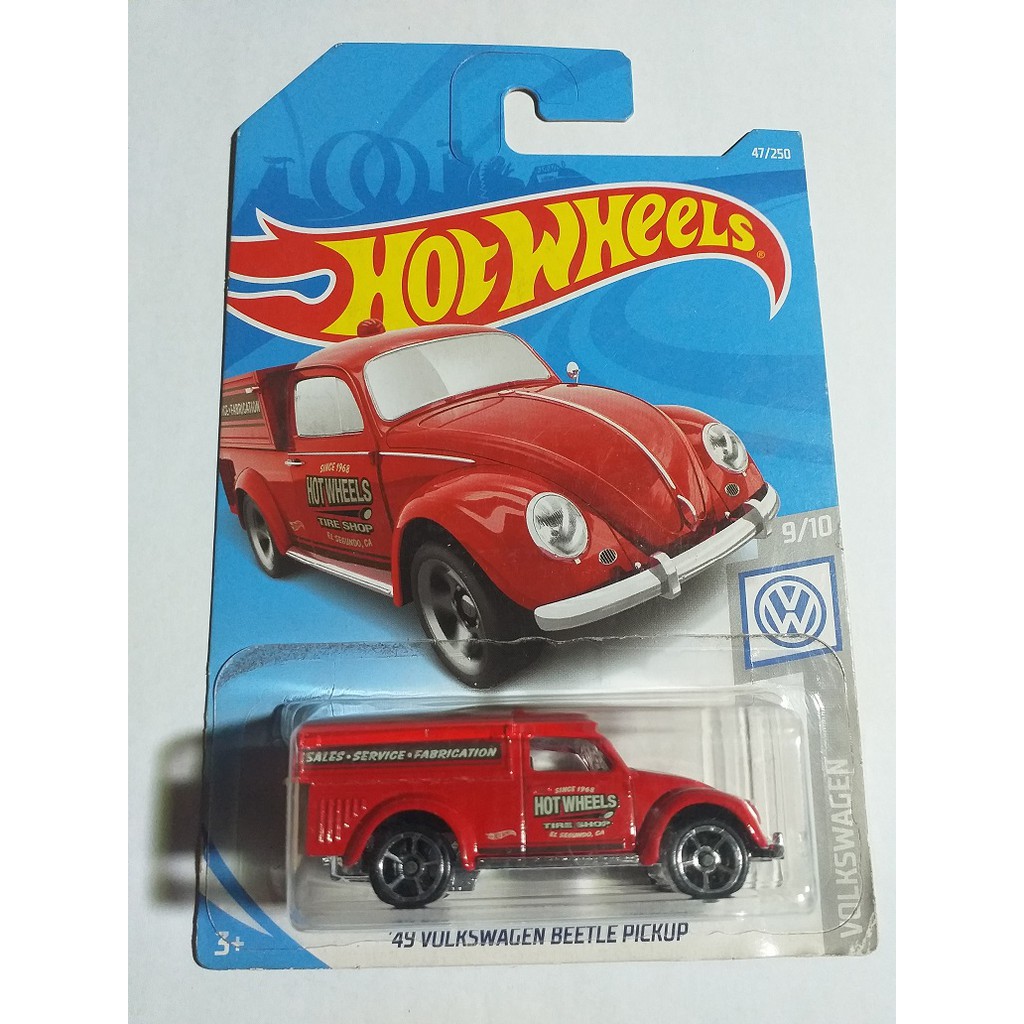 HOT WHEELS VOLKSWAGEN VW BEETLE PICKUP MERAH