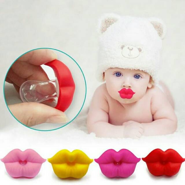 Empeng Bibir Sexy Dot Mainan Bayi