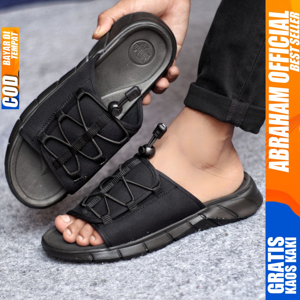 Sandal Casual Pria Sandal Slide Pria Sendal Selop Cowok Fashion Terbaru Keren