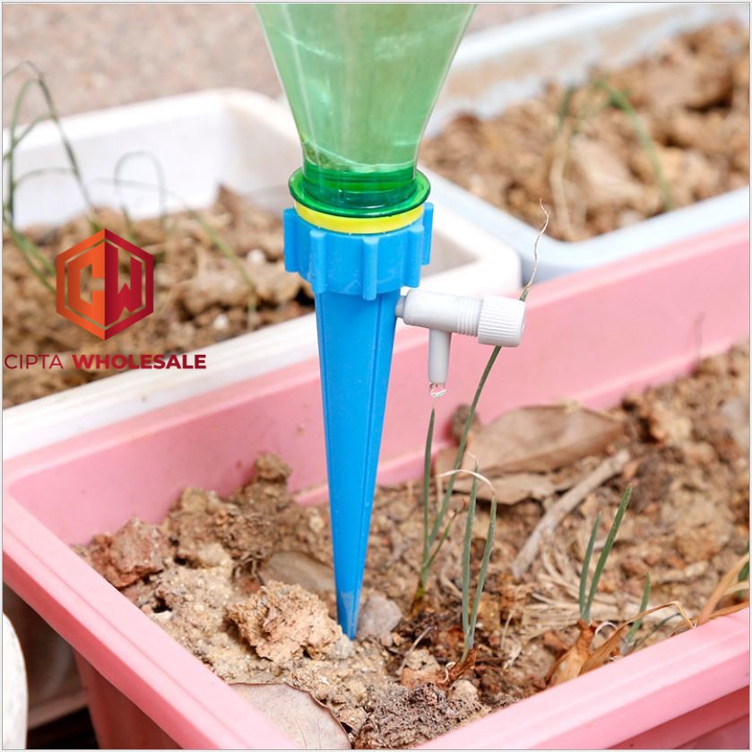 Penyiram tanaman infus tetes otomatis drip irrigation pot bunga taman