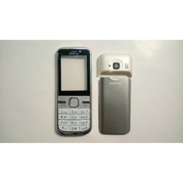 Casing nokia c5 c5-00 putih