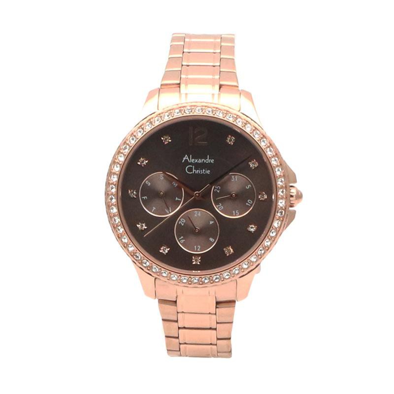 Jam tangan wanita rosegold Christie AC 2768