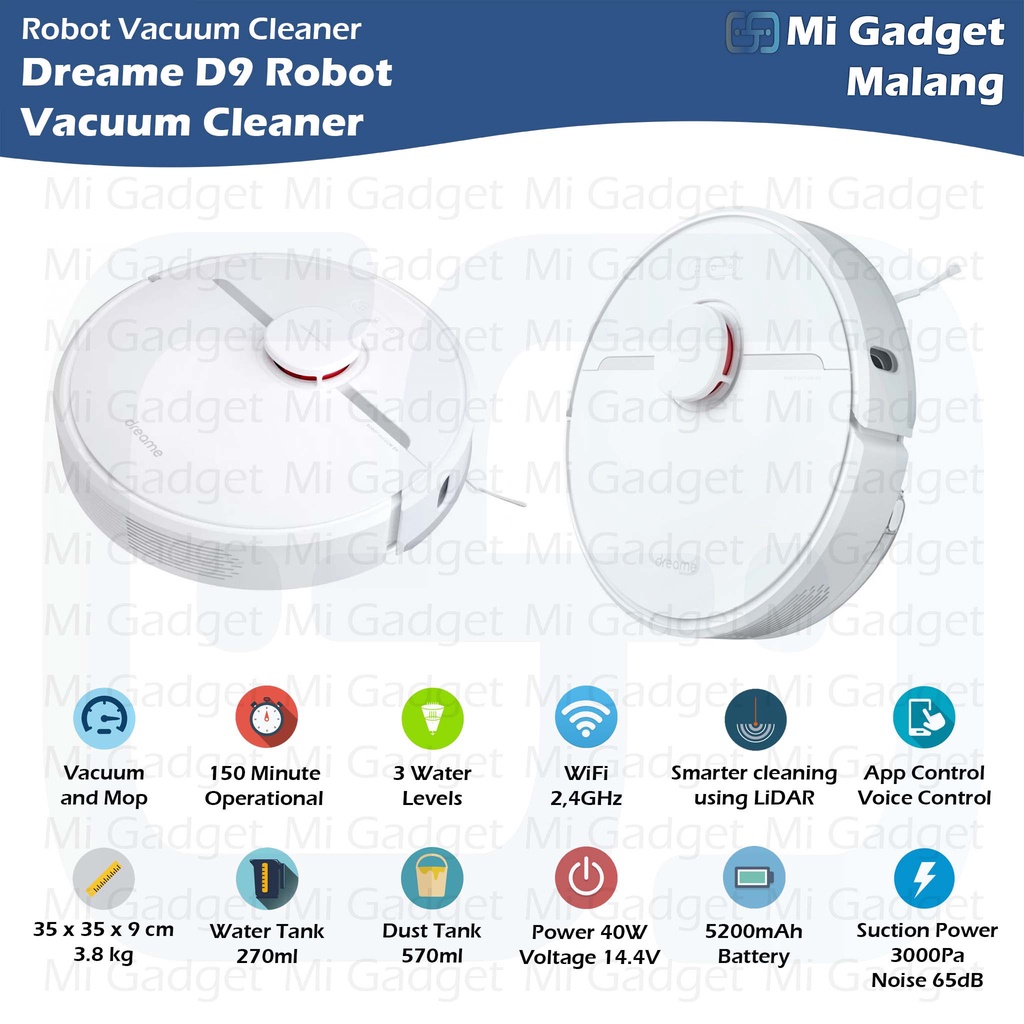 Dreame D9 Robot Vacuum Cleaner and Mop