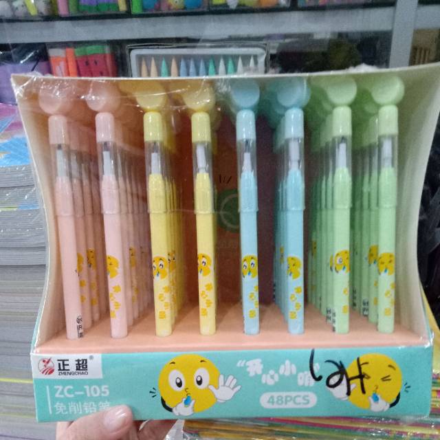 

ISI 48 PCS Pensil Lantu Pluit Lucu