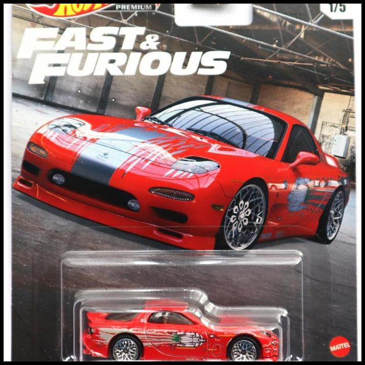 Hot Wheels Premium 95 Mazda Rx-7 Rx7 Full Force Fast Furious Ban Karet