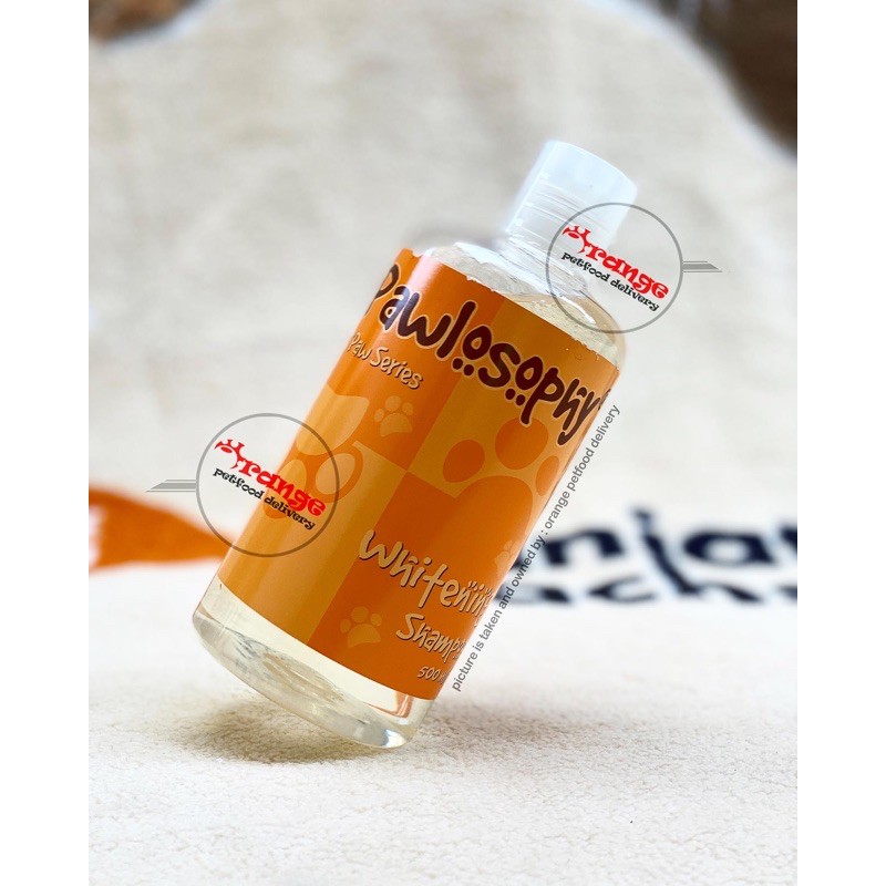 pawlosophy whitening shampoo 500 ml anjing bulu putih white dog