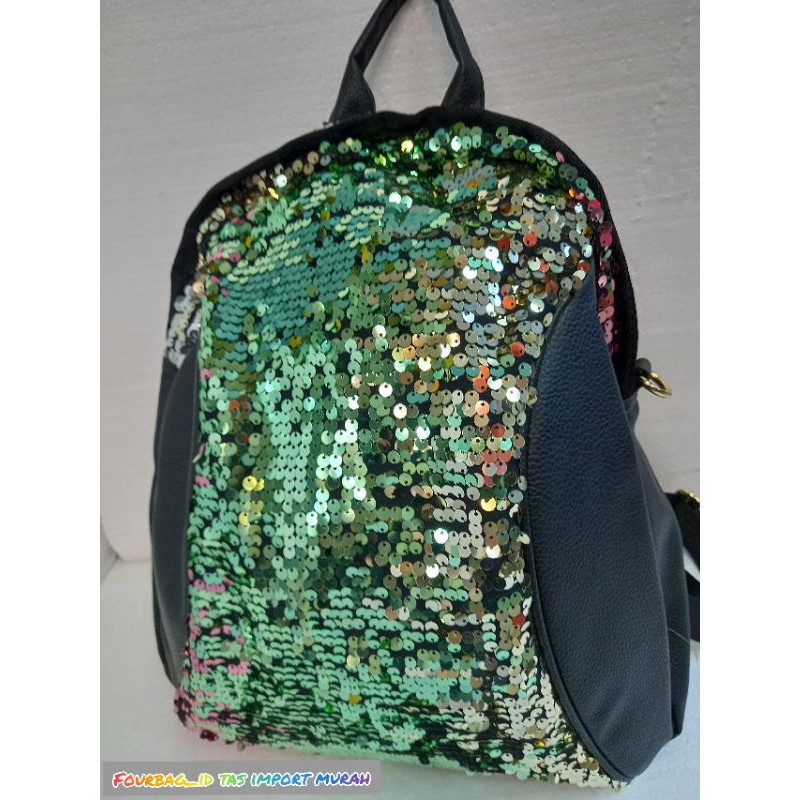 TAS RANSEL WANITA/TAS RANSEL BLING-BLING/TAS RANSEL IMPORT/RANSEL FASHION