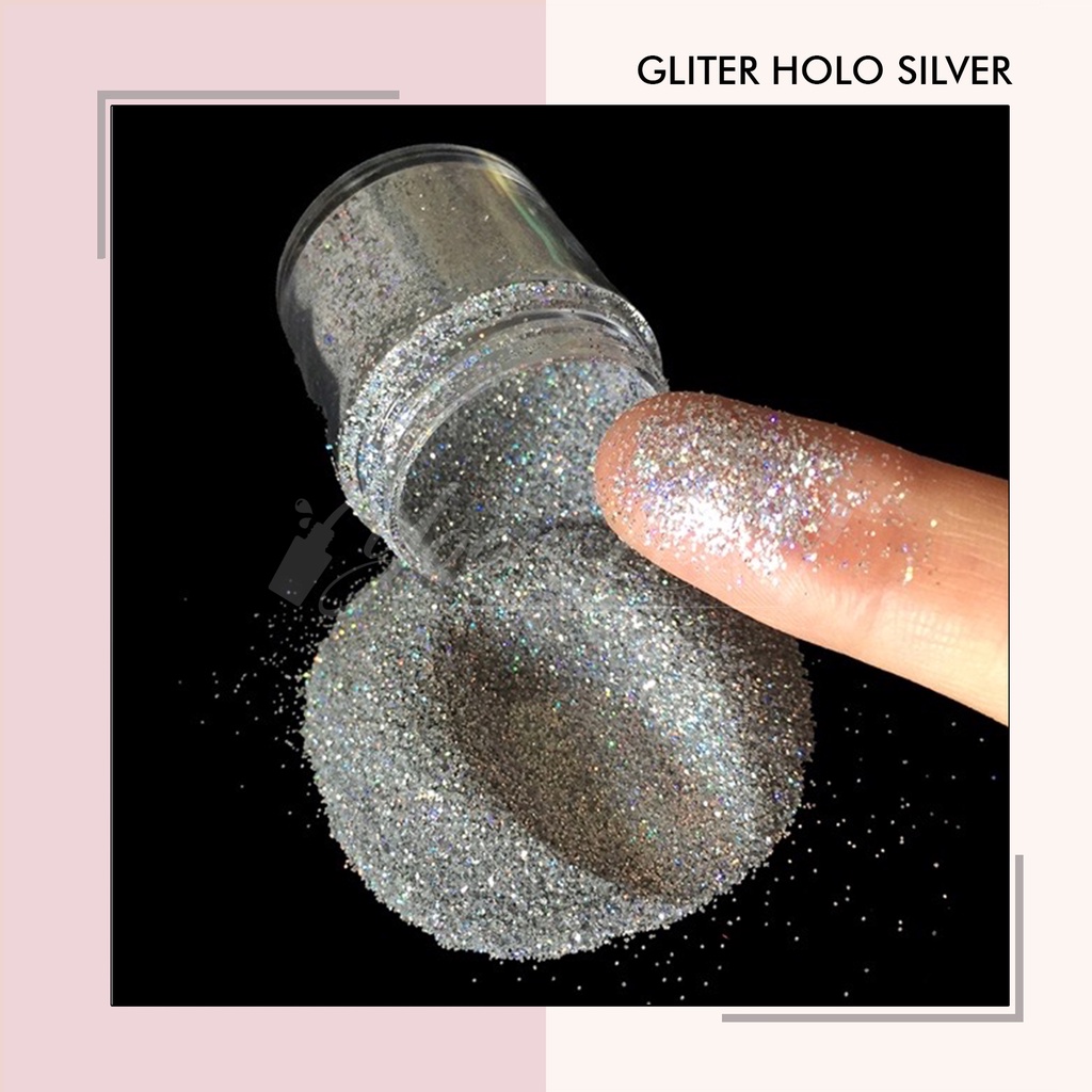 5 grams glitter hologram silver gliter holo silver gold rainbow colors effect