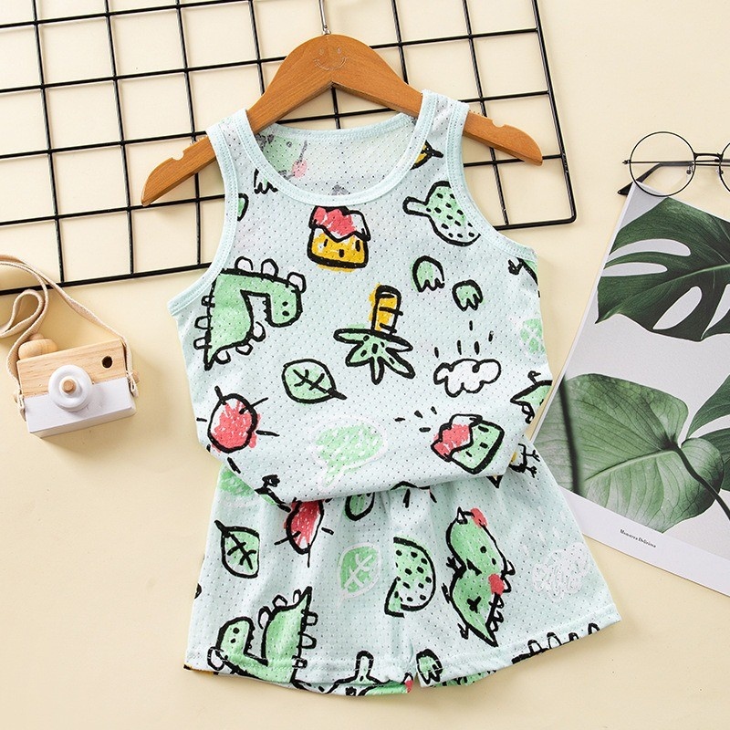 Setelan Kutung Anak Sleeveless Set Printing | Set Sleeveless Kids