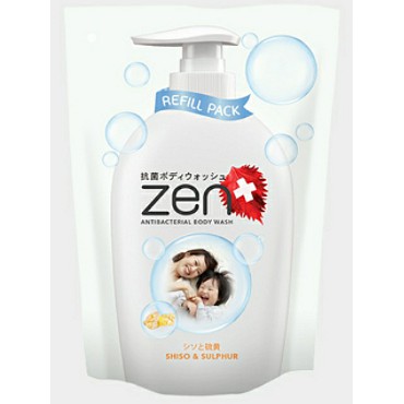 Body Wash Zen Shiso Refill 450 ml (Sandal Wood/ Seasalt/ Sulfur)