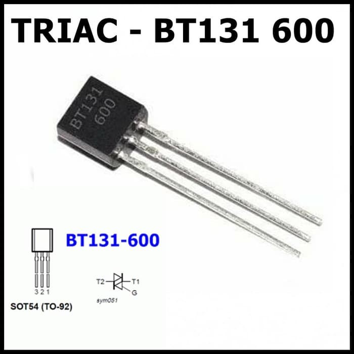 Triac BT131 600 BT 131 600V 1A TO 92