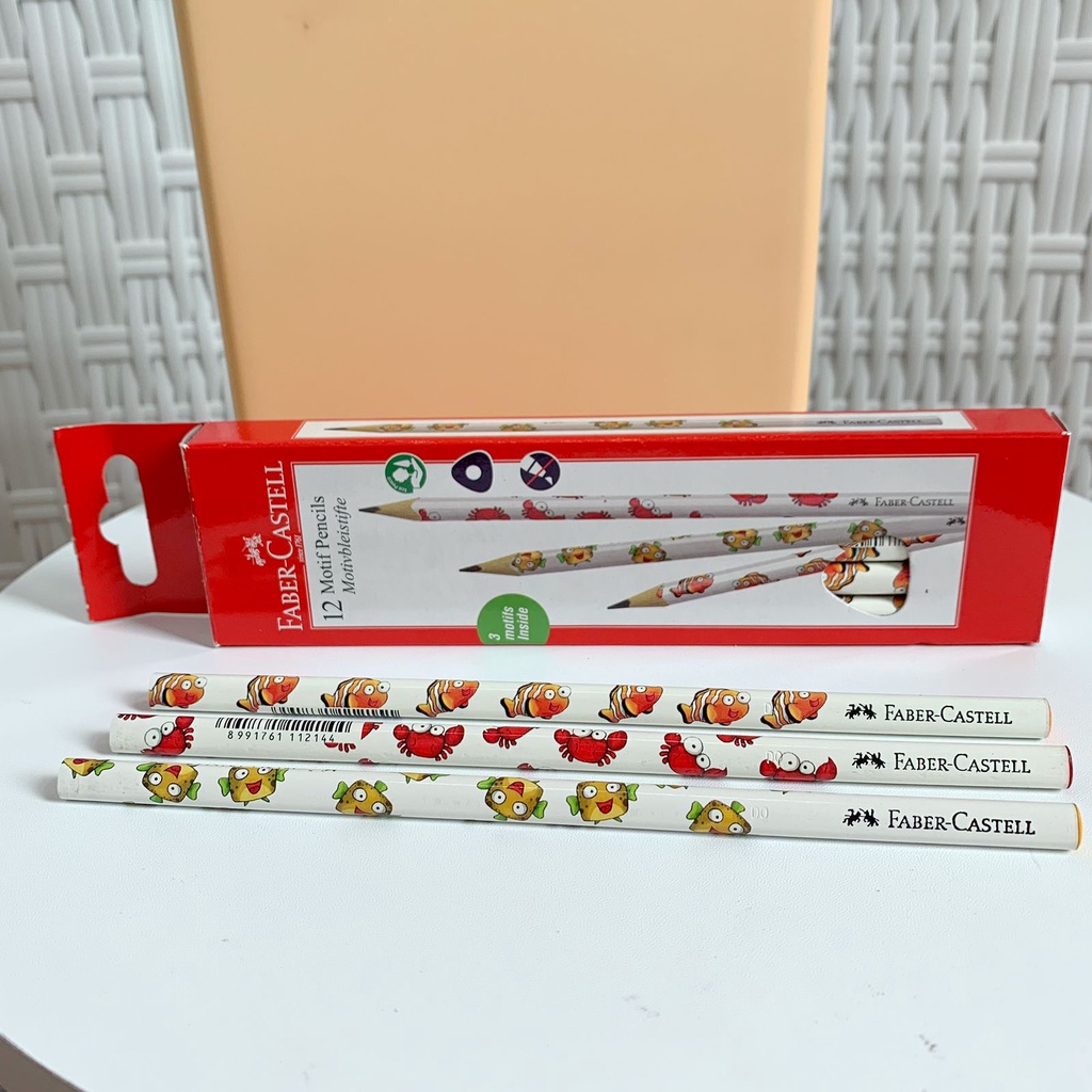 

PENSIL 2B FABER CASTELL HEWAN LAUT BATANG PENCIL MURAH BERKUALITAS LUCU READY GROSIR COD