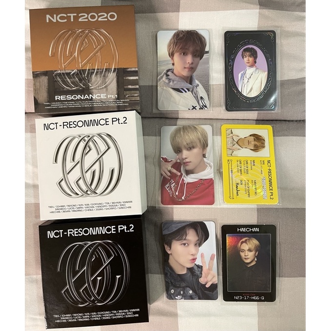 NCT Haechan Photocard (PC) Album Kihno Resonance Pt.1 Pt.2 future, departure, arrival, NCT 2020 Drea