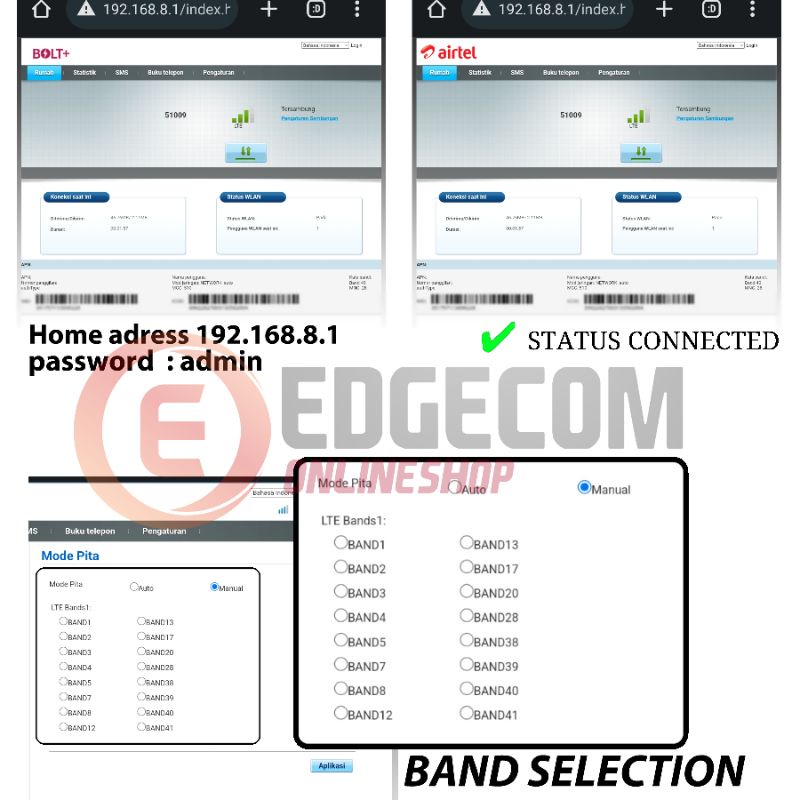 Modem Mifi E5573 4G LTE unlock All Operator Support BYPASS