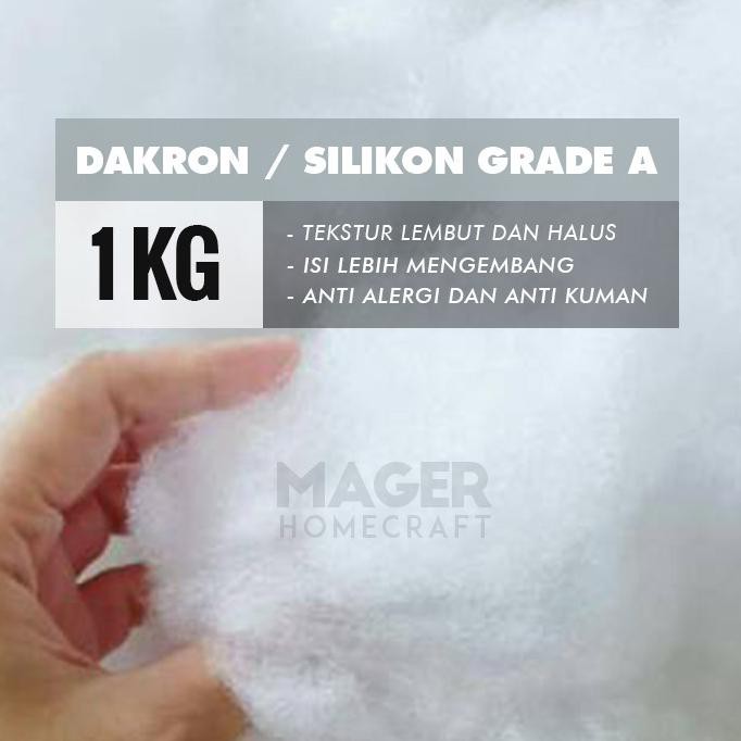Ready Stok - Dakron / Silicon Grade A Harga Grosir | 1Kg