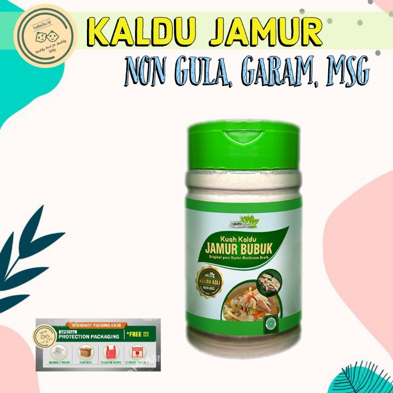 

Kuah Kaldu Bubuk Sanfood Rasa Jamur Non MSG Non Garam Non Gula / Penyedap Rasa MPASI