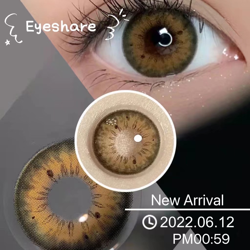 ✔️100% ORI Sepasang Exoticon Softlens Natural Korea Ocean Cokelat Softlens 14.2mm Bisa Minus (0.00 )Softlens Innocent Soflen Mata Soflent Hitam Normal