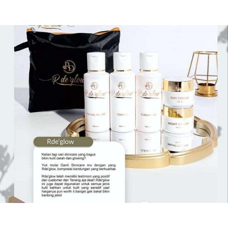 RDE GLOW/RD kemasan new/Rinnadiazella skincare